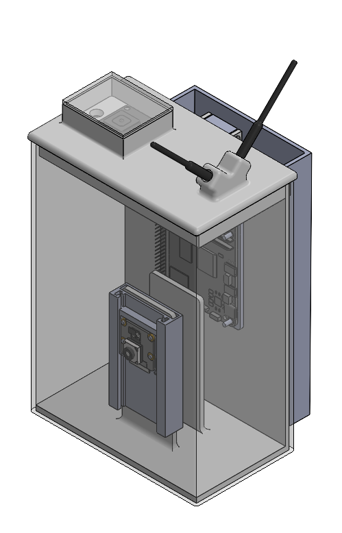 ADDRAR IV electronics enclosure CAD